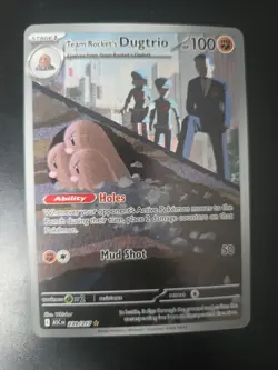 Team Rocket's Dugtrio 239/217 Me: Ascended Heroes Holo Pokemon TCG NM - Image 1