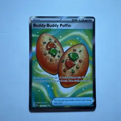 Buddy-Buddy Poffin 167/132 Ultra Rare Mega Evolution Pokemon Near Mint - Image 1