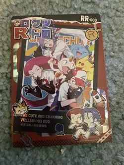 Team Rocket RR-003 Villainous Duo Alt Holo - Mengka Pokemon Non-TCG - Image 1