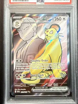 Team Rocket's Persian EX 219/182 Ultra Rare PSA GEM MINT 10 - Image 2