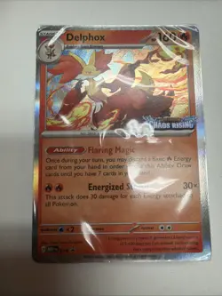 Pokemon Delphox 074 Prerelease Promo SEALED Build & Battle Deck Chaos Rising - Image 1