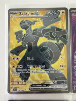 Pokemon TCG Black Bolt White Flare Zekrom & Genesect EX Bundle 158/086 161/086 - Image 2