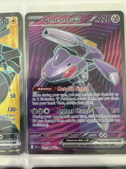 Pokemon TCG Black Bolt White Flare Zekrom & Genesect EX Bundle 158/086 161/086 - Image 3