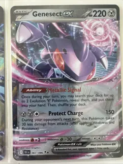 Pokemon TCG Black Bolt White Flare Zekrom & Genesect EX Bundle 158/086 161/086 - Image 4
