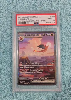PSA 10 Charizard EX 199/165 Special Illustration Rare 151 Pokemon - Image 1
