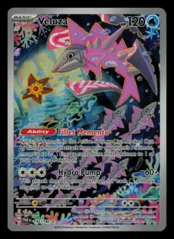 Veluza 192/182 Illustration Rare Paradox Rift Pokemon Near Mint - Image 1