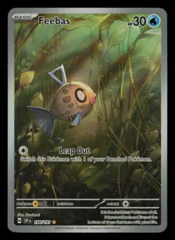 Feebas 198/191 Illustration Rare Surging Sparks Pokemon Near Mint - Image 1