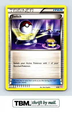 2014 Pokemon XY Trainer Kit: Sylveon & Noivern #4/30 Switch (Noivern) - Image 1
