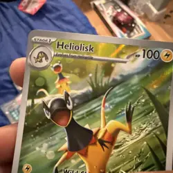 Heliolisk 177/167 Pokemon Twilight Masquerade SV Illustration Rare Full Art NM - Image 2