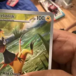 Heliolisk 177/167 Pokemon Twilight Masquerade SV Illustration Rare Full Art NM - Image 3