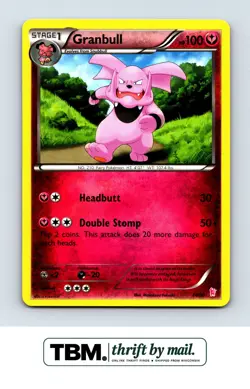 2014 Pokemon XY Trainer Kit: Sylveon & Noivern #14/30 Granbull (#14) - Image 1