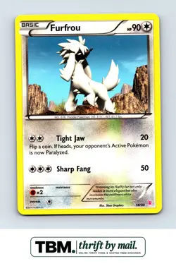 2014 Pokemon XY Trainer Kit: Sylveon & Noivern #16/30 Furfrou (#16 - Image 1