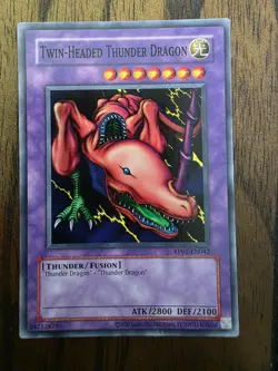 YuGiOh Twin Headed Thunder Dragon RP01-EN042 Common Unlimited Edition LP - Image 1