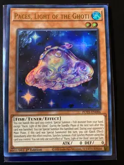 Yugioh Paces, Light of the Ghoti POTE-EN086 Ultra Rare 1st Ed NM - Image 1