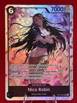 Nico Robin - OP12-087 One Piece Legacy of the Master Foil ENGLISH SR - Image 1