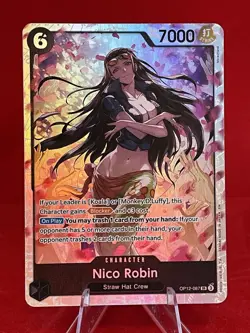 Nico Robin - OP12-087 One Piece Legacy of the Master Foil ENGLISH SR - Image 3