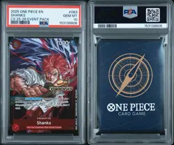 Shanks 2025 One Piece Championship Event Pack #083 PSA 10 - Image 3