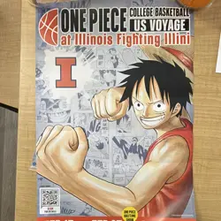 Bandai Namco One Piece US Voyage Monkey D. Luffy Promo Holo Card & Poster - Image 2