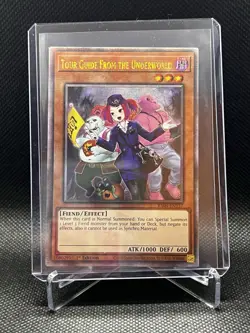 Yugioh! Tour Guide From the Underworld RA04-EN157 Quarter Century Secret Rare - Image 1