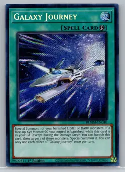 BLMM-EN040 "Galaxy Journey" Secret Rare YuGiOh! - Image 1
