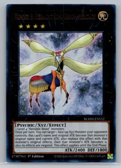 Number 8: Heraldic King Genom-Heritage - Ultra Rare 1st BLMM-EN152 - YuGiOh - Image 1