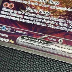 Pokemon TCG Chi-Yu EX Paldea Evolved Holo Card 259/193 - Image 3