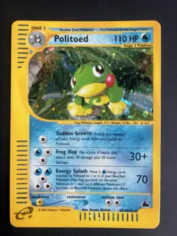 Politoed Skyridge [H23/H32] | Rare Holo Pokemon Card MP - Image 2