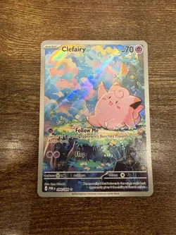 Clefairy 094/088 (IR) Pokemon Perfect Order Full Art Illustration Rare NM - Image 1