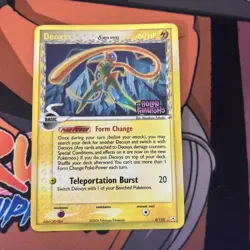 Pokemon EX Holon Phantom Deoxys 6/110 Stamped Reverse Holo MP/HP-c - Image 1