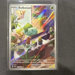 Pokemon Bulbasaur 143/142 SV07: Stellar Crown Illustration Rare Full Art Holo - Image 1