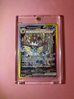 Pokemon Vaporeon ex 149/131 Prismatic Evolutions Rare holo special illustration - Image 1
