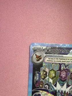 Pokemon Vaporeon ex 149/131 Prismatic Evolutions Rare holo special illustration - Image 3