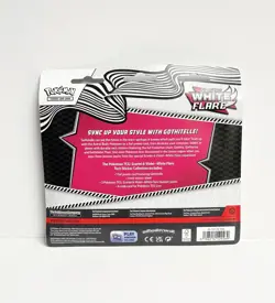 Pokemon TCG Scarlet Violet White Flare Tech Sticker Collection With 3 Packs - Image 2