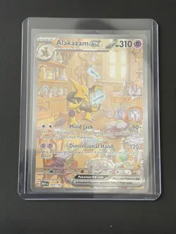 Pokemon TCG Scarlet & Violet 151 Alakazam ex #201/165 Special Illustration Rare - Image 1