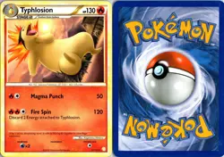 Typhlosion 32/123 Rare HeartGold & SoulSilver Pokemon Lightly Played - Image 3