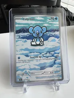 Cubchoo ⭐ 109/086 Holo Illustration Rare Black Bolt 2025 Pokemon NM - Image 4