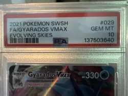 Pokemon TCG Gyarados VMAX 029/203 Full Art Holo Ultra Rare Dynamax - Image 2