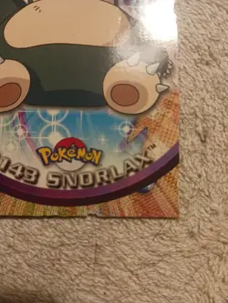 Topps Pokemon Snorlax 2000 TV Animation Edition Series 3Blue Label Non Holo READ - Image 4