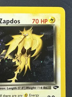 Pokemon Rocket’s Zapdos Holo Team Rocket #15 LP - Image 3