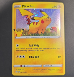 Pokemon TCG Pikachu Promo Holo SWSH039 Sword & Shield 2020 Basic HP 60 English - Image 1