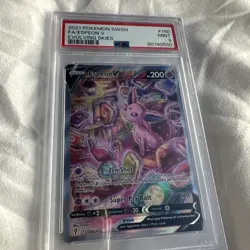 PSA 9 - Pokemon Espeon V Alt Art - Evolving Skies - 180/203 -Ultra Rare TCG SWSH - Image 4