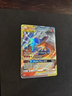 Pokemon TCG Reshiram & Charizard GX 20/214 Near Mint Condition - Image 2