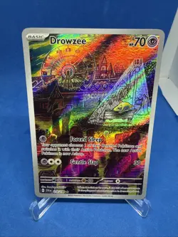 Pokemon Full Art Drowzee 210/198 Sv01: Scarlet & Violet Holo Illustration Rare - Image 1