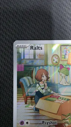 Pokemon TCG Ralts Scarlet & Violet Ralts Holo Illustration Rare - Image 2