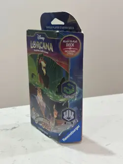 Disney Lorcana Trading Card Game Shimmering Skies - Emerald & Steel Starter Deck - Image 2
