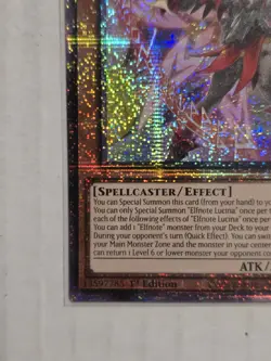 Yu-Gi-Oh! Elfnote Lucina BPRO-EN010 1st Ed Starlight Rare Holo EN 2500/1800 - Image 4