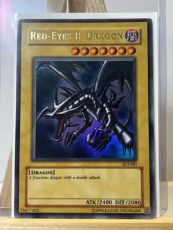 YuGiOh Red-Eyes B. Dragon | SDJ-001 | Ultra Rare | Unlimited Edition | LP - Image 1