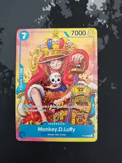 Monkey.D.Luffy (2nd Anniversary Stamped Promo) P-043 One Piece Promo Regular - Image 1