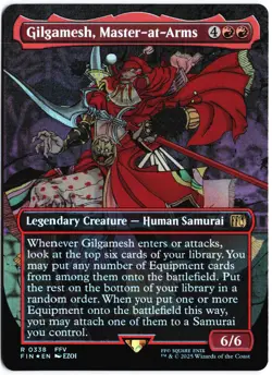 Gilgamesh, Master-at-Arms (Borderless) R FINAL FANTASY 338 NM - Image 1