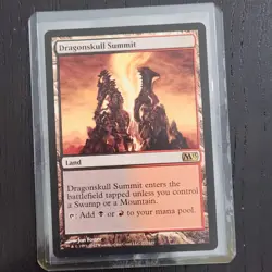 Dragonskull Summit #222 [M13] MTG English Regular NM *Actual Pictures - Image 1